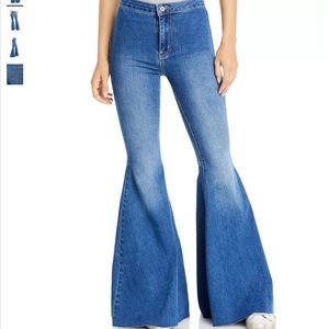 Just Float On Flare Jeans by Free people